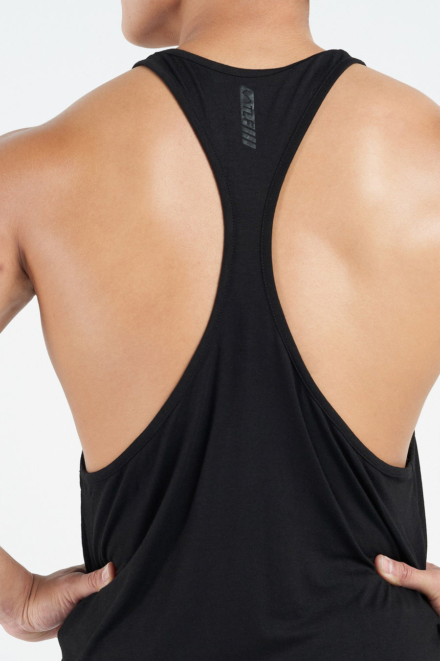 TLF Elevate Bamboo Stringer Tank Top - Stringer Tank Top - Black  - 2