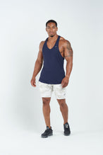 TLF Flex Stringer Bamboo Tank Top - Men Stringer Tank Top - Blue - 5