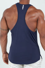 TLF Flex Stringer Bamboo Tank Top - Men Stringer Tank Top - Blue - 4