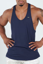 TLF Flex Stringer Bamboo Tank Top - Men Stringer Tank Top - Blue - 3