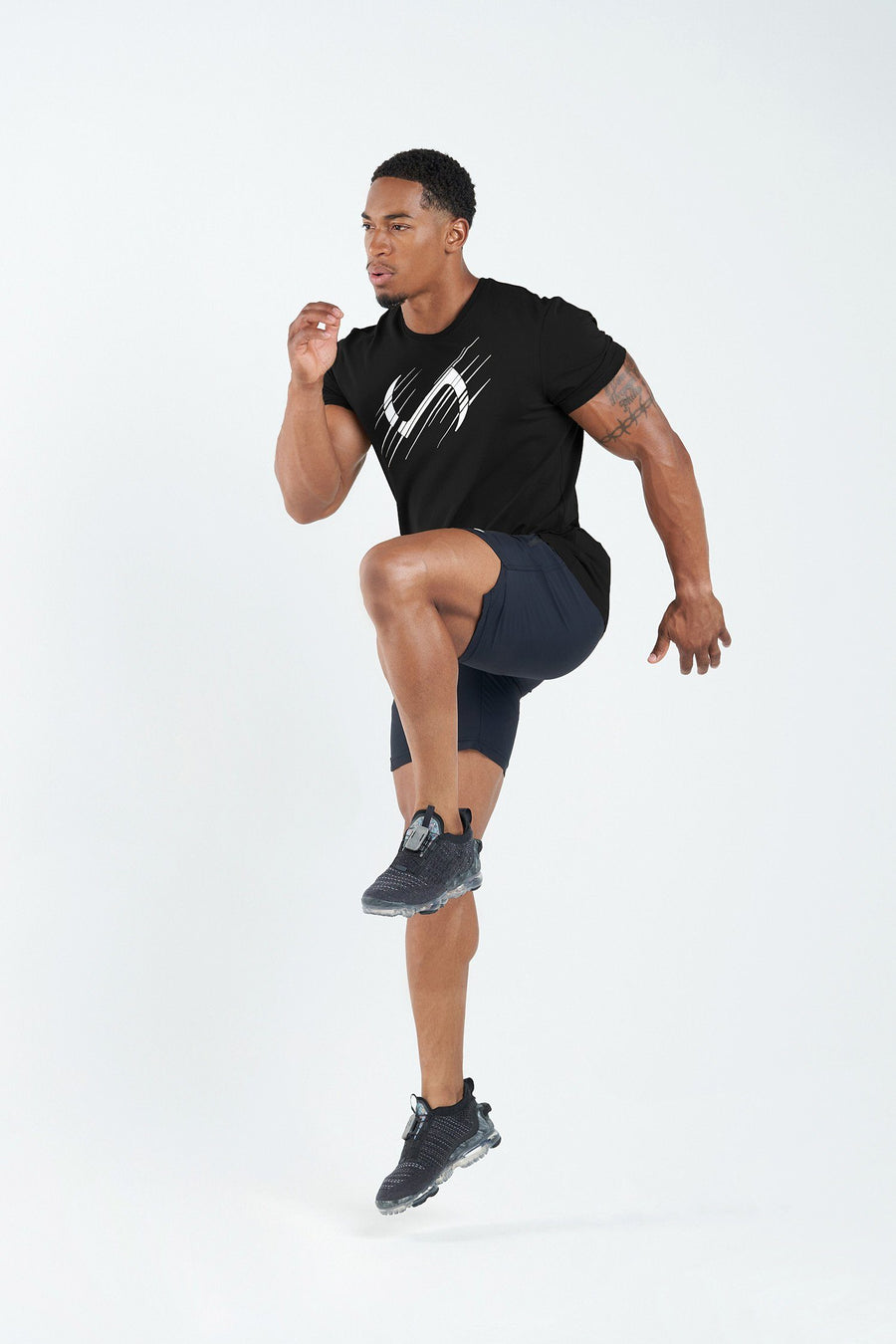 TLF Lift Gym T-Shirt - Gym T Shirts - Black 6