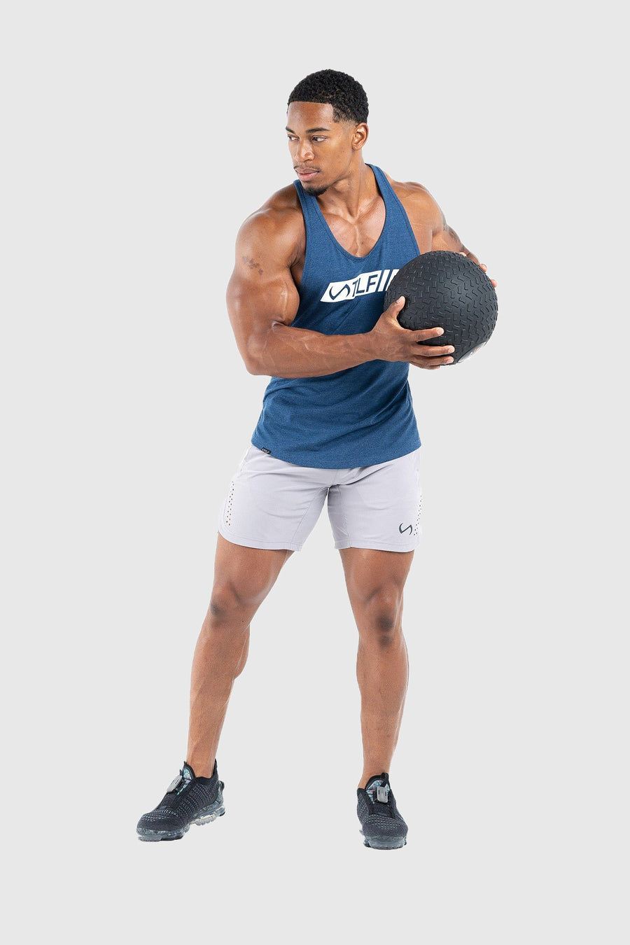 TLF Motion Stringer Tank Blue Heather 4