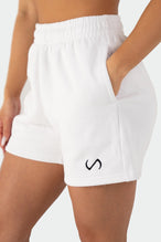 TLF Reset – Fleece Oversized Shorts - WHITE - 5