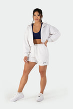 TLF Reset – Fleece Oversized Shorts - WHITE - 2