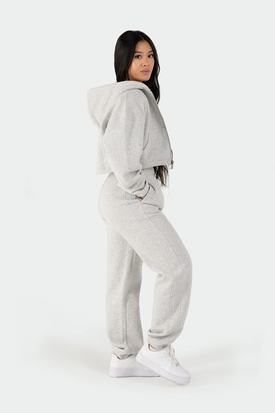 TLF Reset - Fleece Oversize Sweatpants-  Gray - 6
