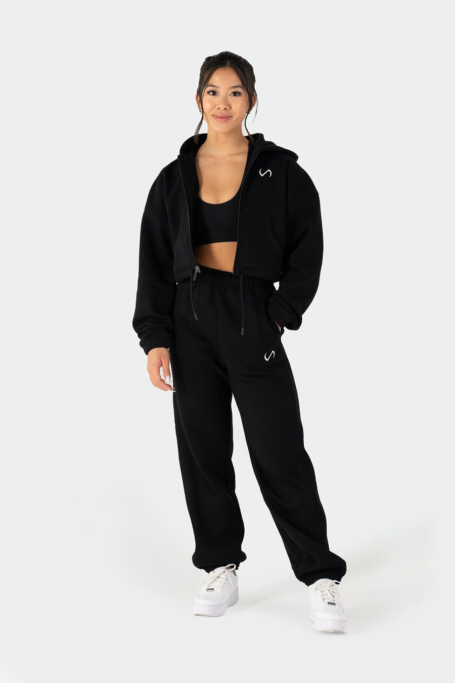 TLF Reset - Fleece Oversize Sweatpants -  BLACK  - 2