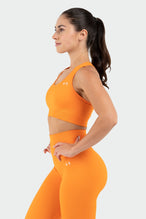TLF Sculpt Seamless Racerback Sports Bra - Orange - 4