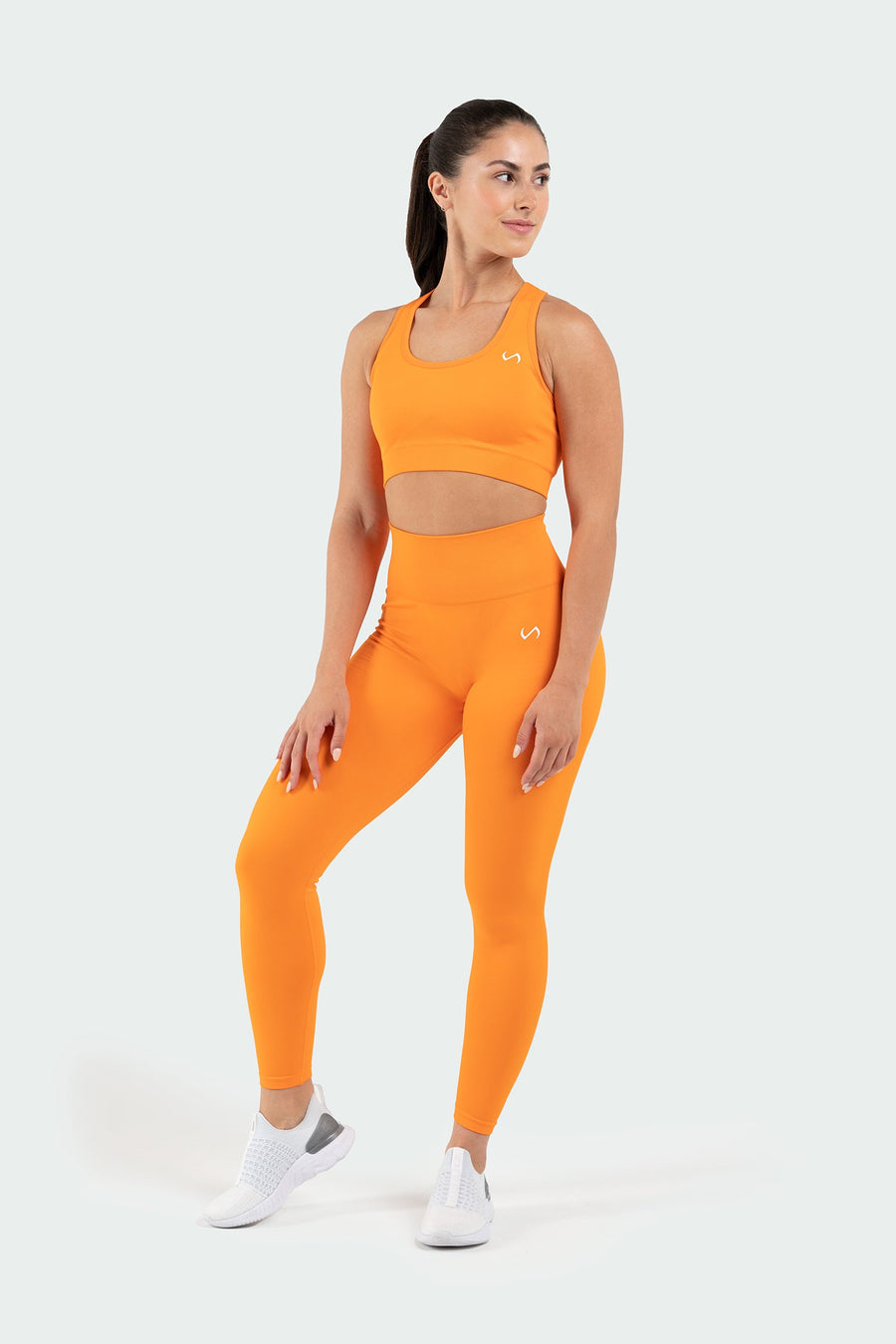 TLF Sculpt Seamless Racerback Sports Bra - Orange - 5