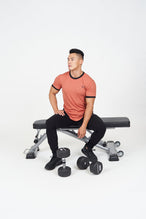 TLF Surge Classic Tee | Men's Ribbed Muscle Shirt - Red -6