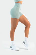 Side Image of Tempo 6" Workout Shorts Sage Green