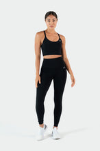 Full Model Image of Tempo Multi-Back Strap Sports Bra Black
