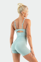 Back Image of Tempo Multi-Back Strap Sports Bra Sage Green