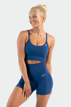 Full Model Image ofTempo Multi-Back Strap Sports Bra Oxford