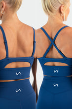 Back Image of Tempo Multi-Back Strap Sports Bra Oxford